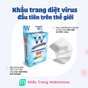 Khẩu Trang Y Tế Wakamono Anti Coronavirus 10 chiếc Khẩu Trang Y Tế Wakamono Anti Coronavirus 10 chiếc