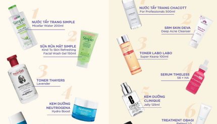 Sự khác biệt trong Skincare routine khi tôi 18 và khi tôi 25