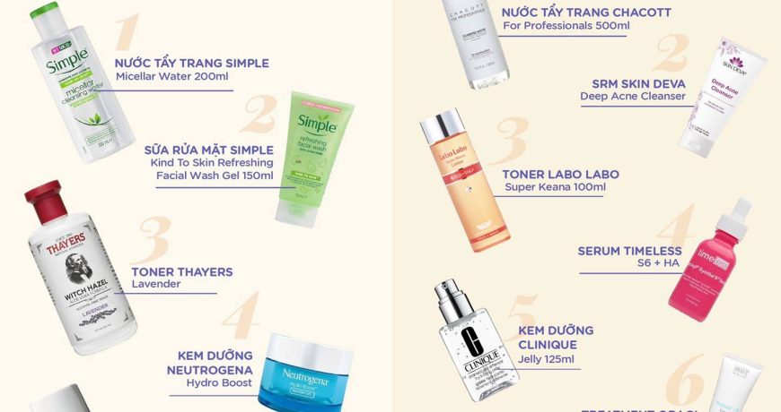 Sự khác biệt trong Skincare routine khi tôi 18 và khi tôi 25 Sự khác biệt trong Skincare routine khi tôi 18 và khi tôi 25