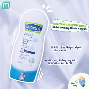 Sữa Tắm Cetaphil Baby Moisturizing Wash & Bath 230ml