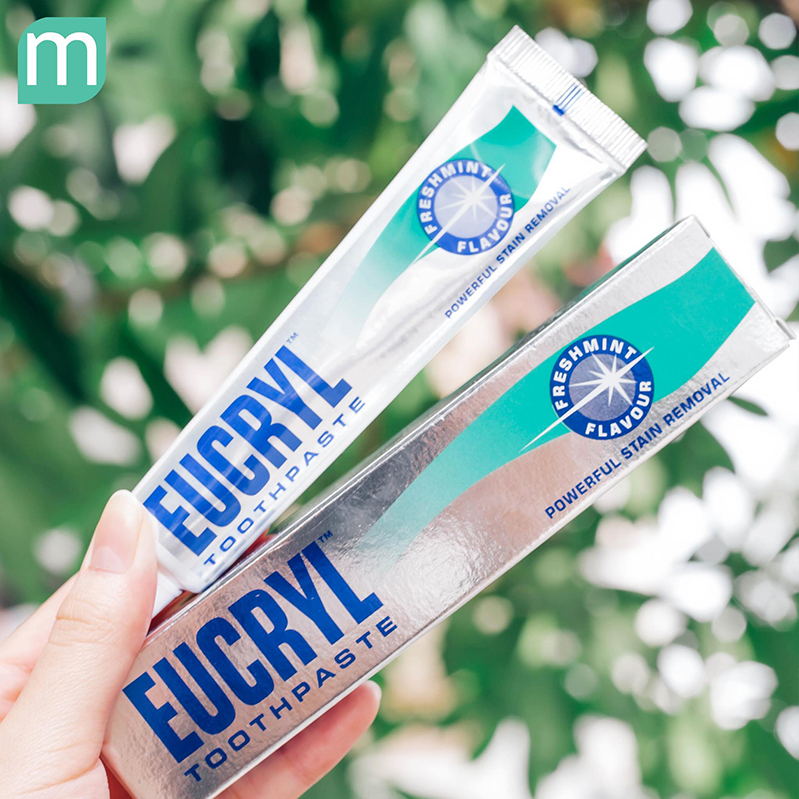 Kem Đánh Răng Làm Trắng Eucryl Toothpaste 62g Kem Đánh Răng Làm Trắng Eucryl Toothpaste 62g - Ảnh 2