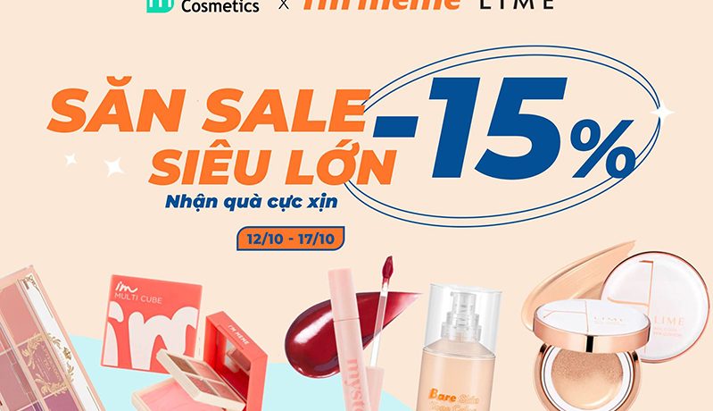 [Lime x I'm Meme] Săn Sale Siêu Lớn -15%