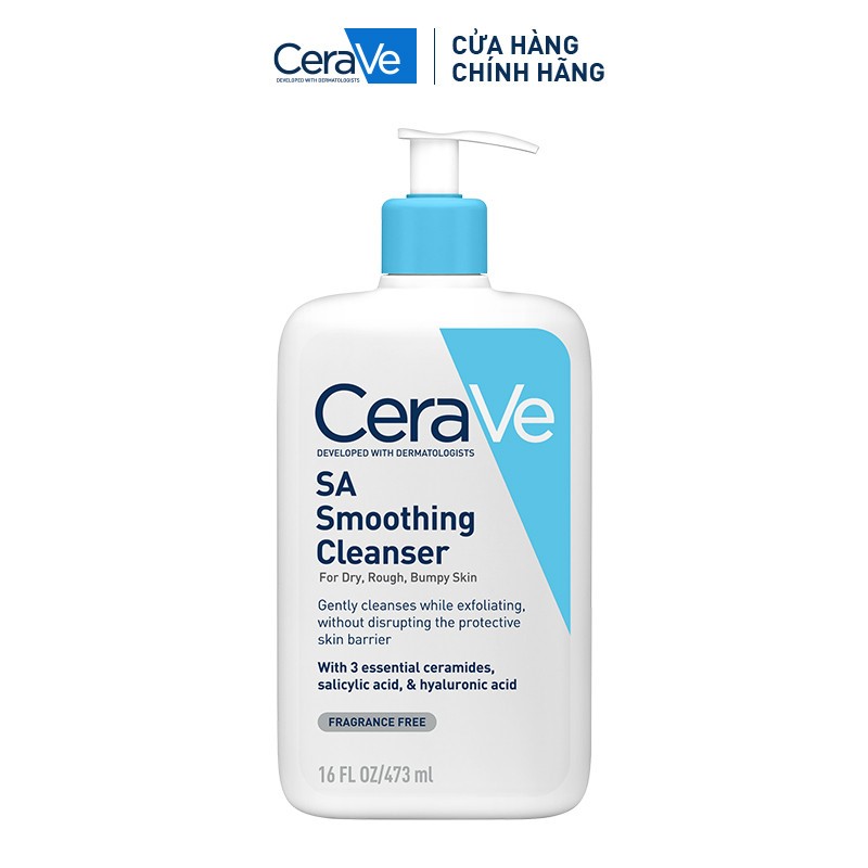 Sữa Rửa Mặt Cho Da Khô Cerave SA Smoothing Cleanser 473ml Sữa Rửa Mặt Cho Da Khô Cerave SA Smoothing Cleanser 473ml