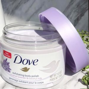 Tẩy Da Chết Toàn Thân Dove - Crushed Lavender & Coconut Milk 298g