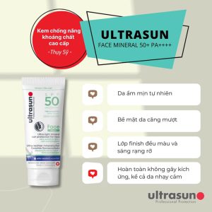 Kem Chống Nắng Ultrasun Face Mineral SPF 50 PA++++ 40ml Kem Chống Nắng Ultrasun Face Mineral SPF 50 PA++++ 40ml