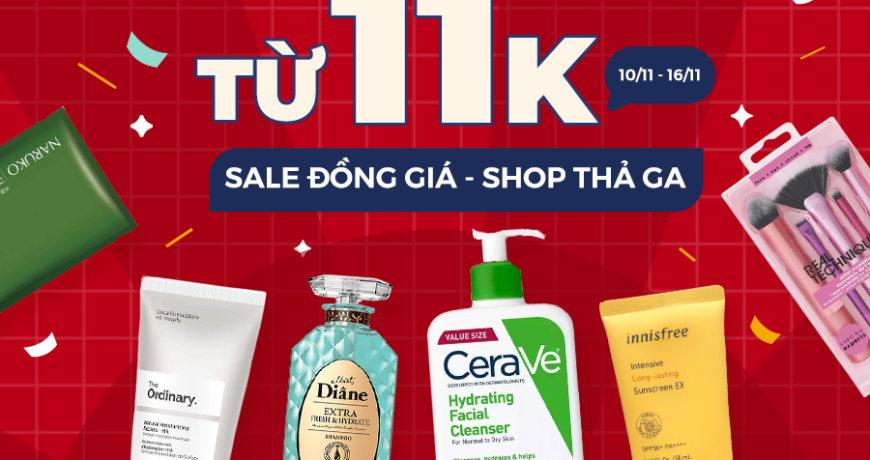 Sale Đồng Giá - Shopping Thả Ga Chỉ từ 11k Sale Đồng Giá - Shopping Thả Ga Chỉ từ 11k