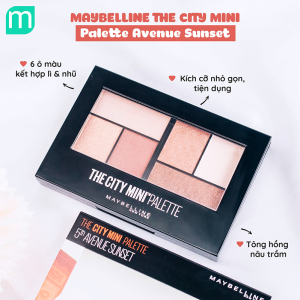 Bảng Mắt Maybelline The City Mini Palette