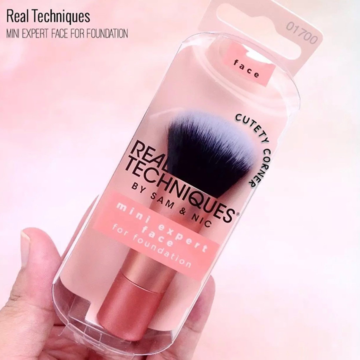 Cọ Tán Nền Real Techniques Mini Expert Face Makeup Brush Cọ Tán Nền Real Techniques Mini Expert Face Makeup Brush - Ảnh 8