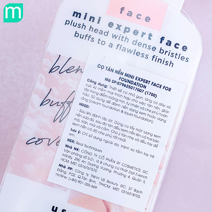 Cọ Tán Nền Real Techniques Mini Expert Face Makeup Brush Cọ Tán Nền Real Techniques Mini Expert Face Makeup Brush - Ảnh 6
