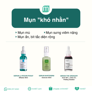 Da mụn dùng serum gì cho hợp? Da mụn dùng serum gì cho hợp?
