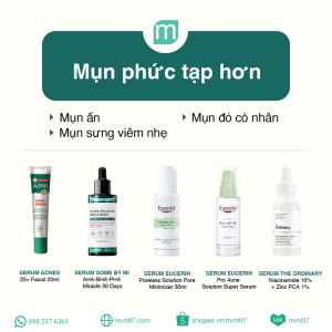 Da mụn dùng serum gì cho hợp? Da mụn dùng serum gì cho hợp?