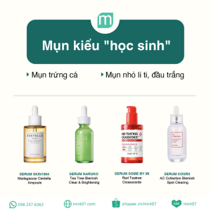 Da mụn dùng serum gì cho hợp? Da mụn dùng serum gì cho hợp?
