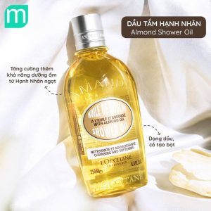 Dầu Tắm Hạnh Nhân L'Occitane Almond Shower Oil 250ml