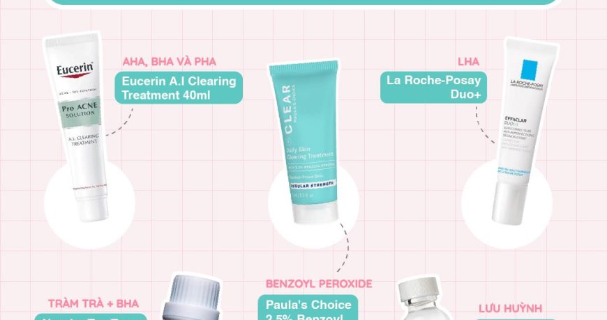 Top 5 sản phẩm trị mụn cấp tốc giá dưới 300k