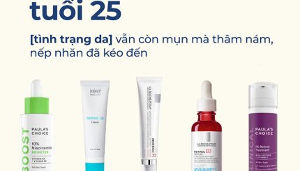 Giải Pháp Cho Da Khủng Hoảng Da Tuổi 25