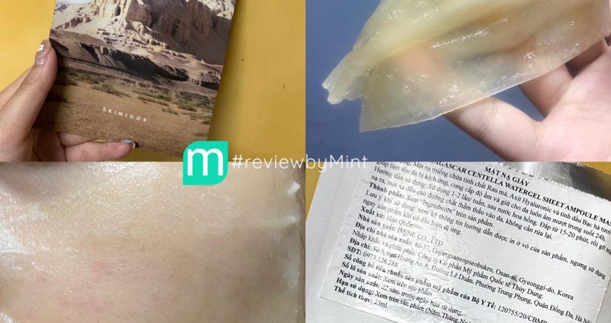 Review Nhanh Siêu Phẩm Mặt Nạ Giấy Skin1004 Madagascar