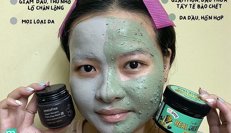 So sánh mặt nạ đất sét Innisfree VS I’m The Real Shrek So sánh mặt nạ đất sét Innisfree VS I’m The Real Shrek