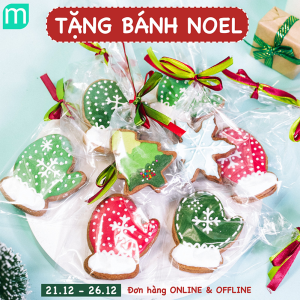 SANTA MINT TẶNG BÁNH NOEL CẢ ONLINE VÀ OFFLINE
