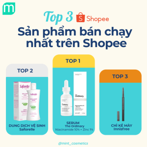 Top 3 bán chạy tạo trend tại Mint Cosmetics năm 2021 Top 3 bán chạy tạo trend tại Mint Cosmetics năm 2021