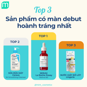 Top 3 bán chạy tạo trend tại Mint Cosmetics năm 2021 top ban chay