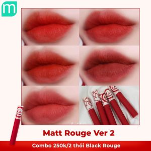 Combo Son Của Năm: Tậu 2 Thỏi Son Black Rouge, Tích Kiệm Ví Tiền