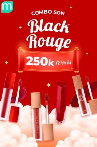 Combo Son Của Năm: Tậu 2 Thỏi Son Black Rouge, Tích Kiệm Ví Tiền