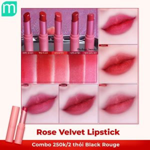 Combo Son Của Năm: Tậu 2 Thỏi Son Black Rouge, Tích Kiệm Ví Tiền
