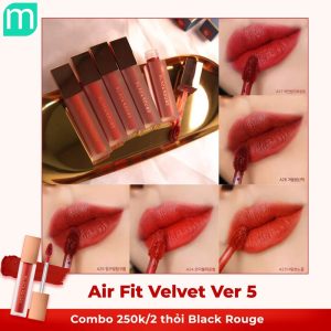 Combo Son Của Năm: Tậu 2 Thỏi Son Black Rouge, Tích Kiệm Ví Tiền
