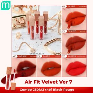 Combo Son Của Năm: Tậu 2 Thỏi Son Black Rouge, Tích Kiệm Ví Tiền