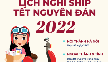 Lịch Nghỉ Ship Tết Nguyên Đán 2022