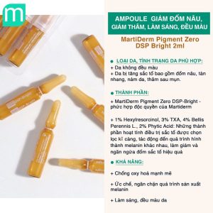 Tinh chất Dưỡng Sáng Giảm Nám Martiderm Pigment Zero DPS Bright