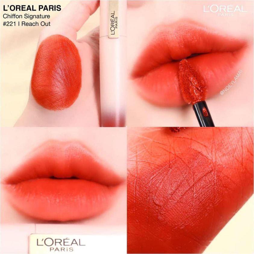 Son Kem L'Oréal Paris Chiffon Signature Matte Liquid Lipstick 7ml