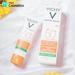 Kem Chống Nắng Vichy Capital Soleil Mattifying 3 In 1 SPF 50 50ml