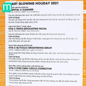 Set Murad Skin Clinic Start Glowing with Murad 4 Món