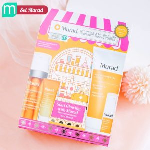 Set Murad Skin Clinic Start Glowing with Murad 4 Món