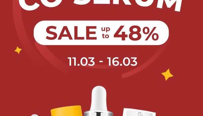 SALE UP TO 48% TẤT CẢ SERUM TẠI MINT: DA KHÓ - CÓ SERUM LO