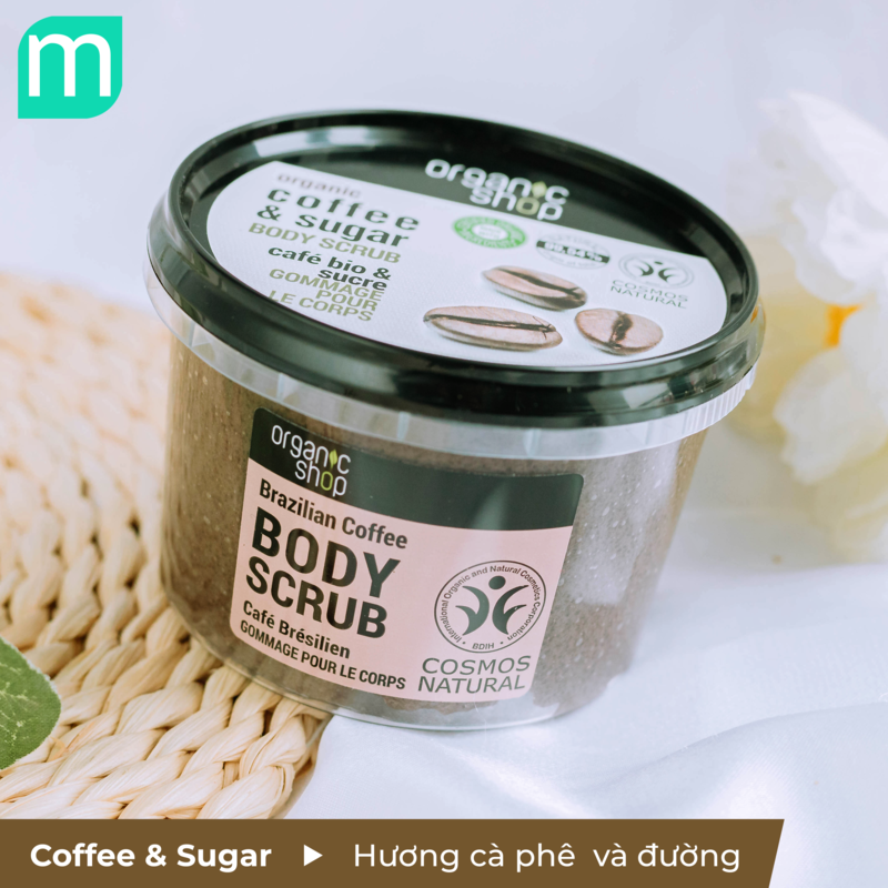 Tẩy Da Chết Toàn Thân Organic Shop Body Scrub 250ml