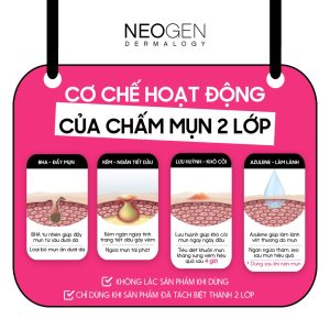 Chấm Mụn Neogen 2 Lớp Dermalogy A-Clear Aid Soothing Pink Eraser 15ml