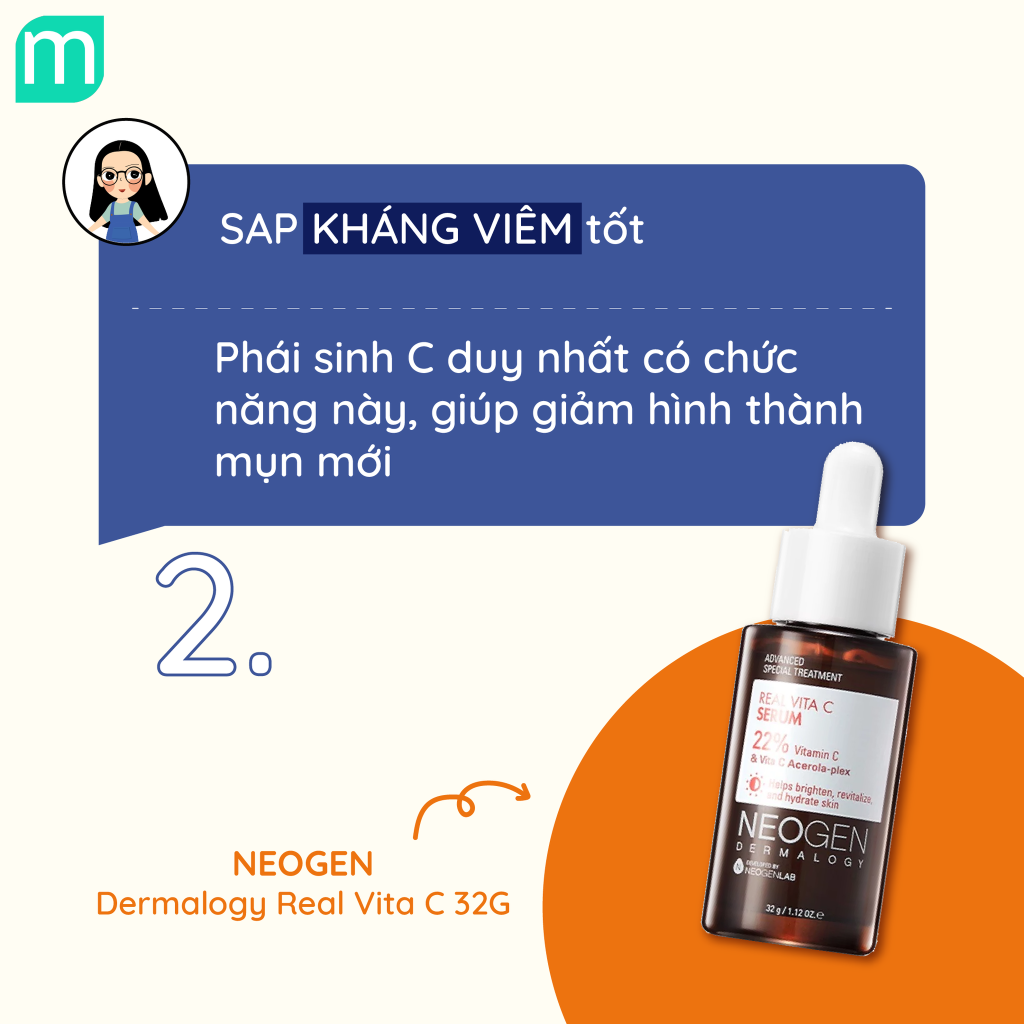 Chuyện Dùng Vitamin C Cho Da Mụn
