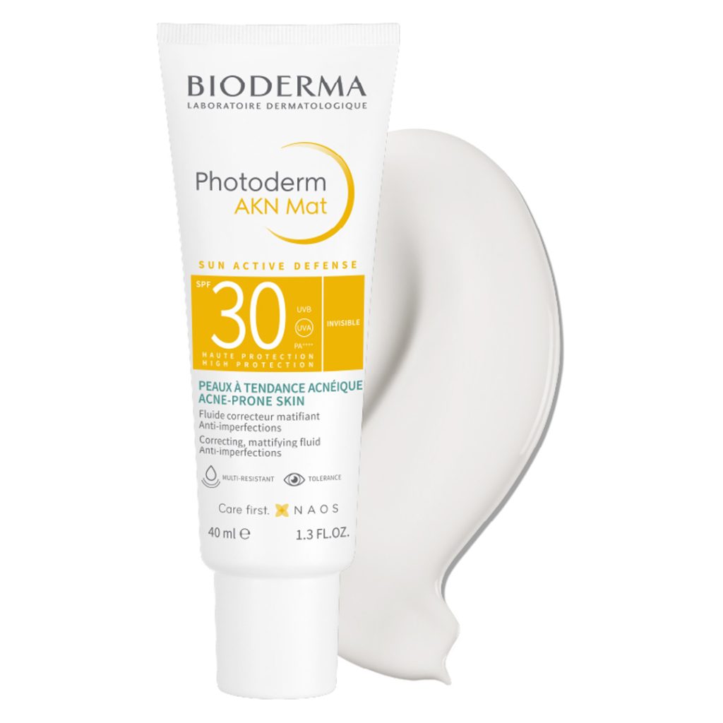 Kem Chống Nắng Bioderma AKN Mat Sun Active Defense SPF30 40ml