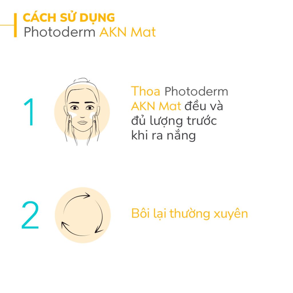Kem Chống Nắng Bioderma AKN Mat Sun Active Defense SPF30 40ml