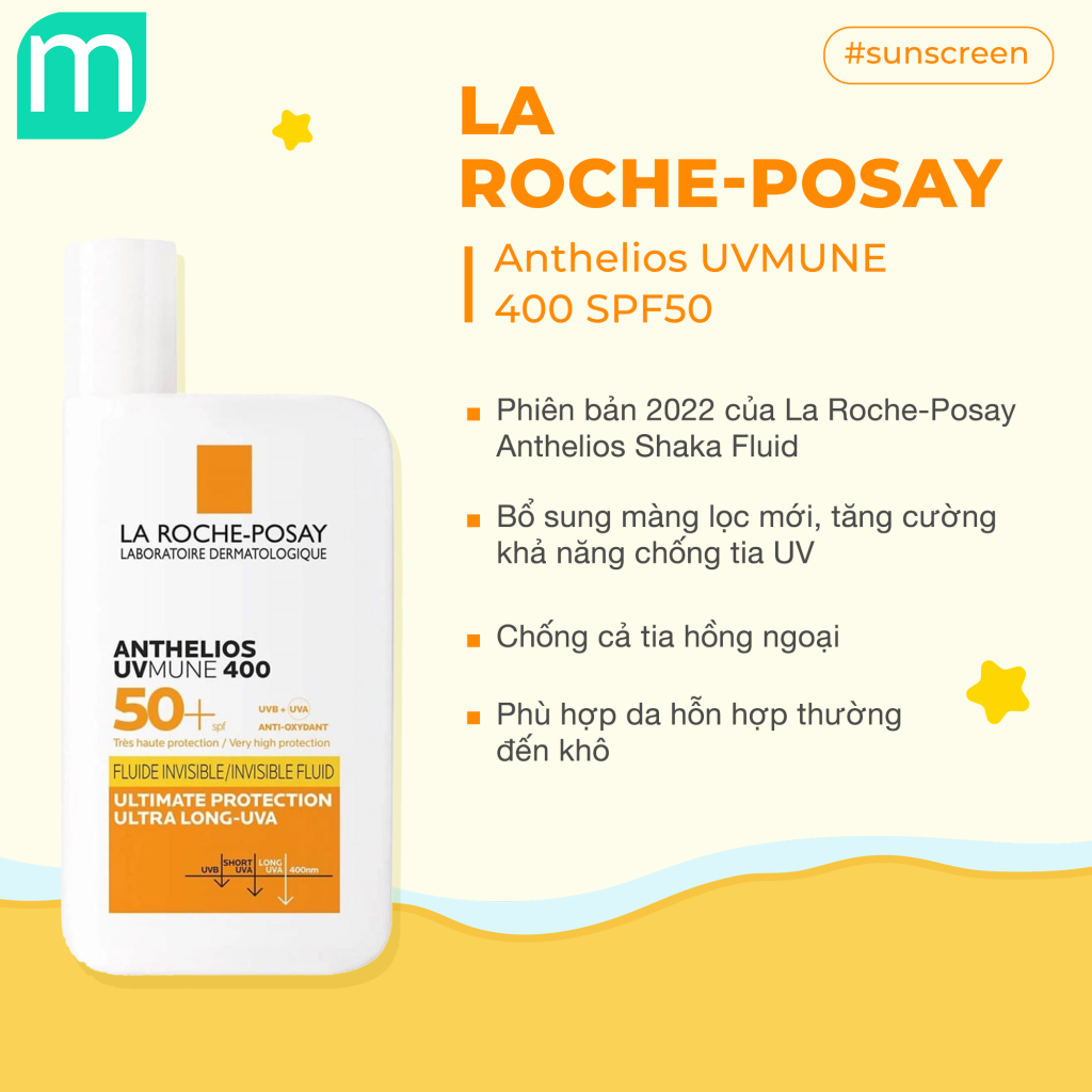 Kem Chống Nắng La Roche Posay Anthelios UVMUNE 400 SPF50 50ml