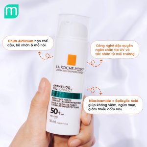 Kem Chống Nắng La Roche Posay Anthelios Oil Correct Photocorrection Daily Gel Cream 50ml