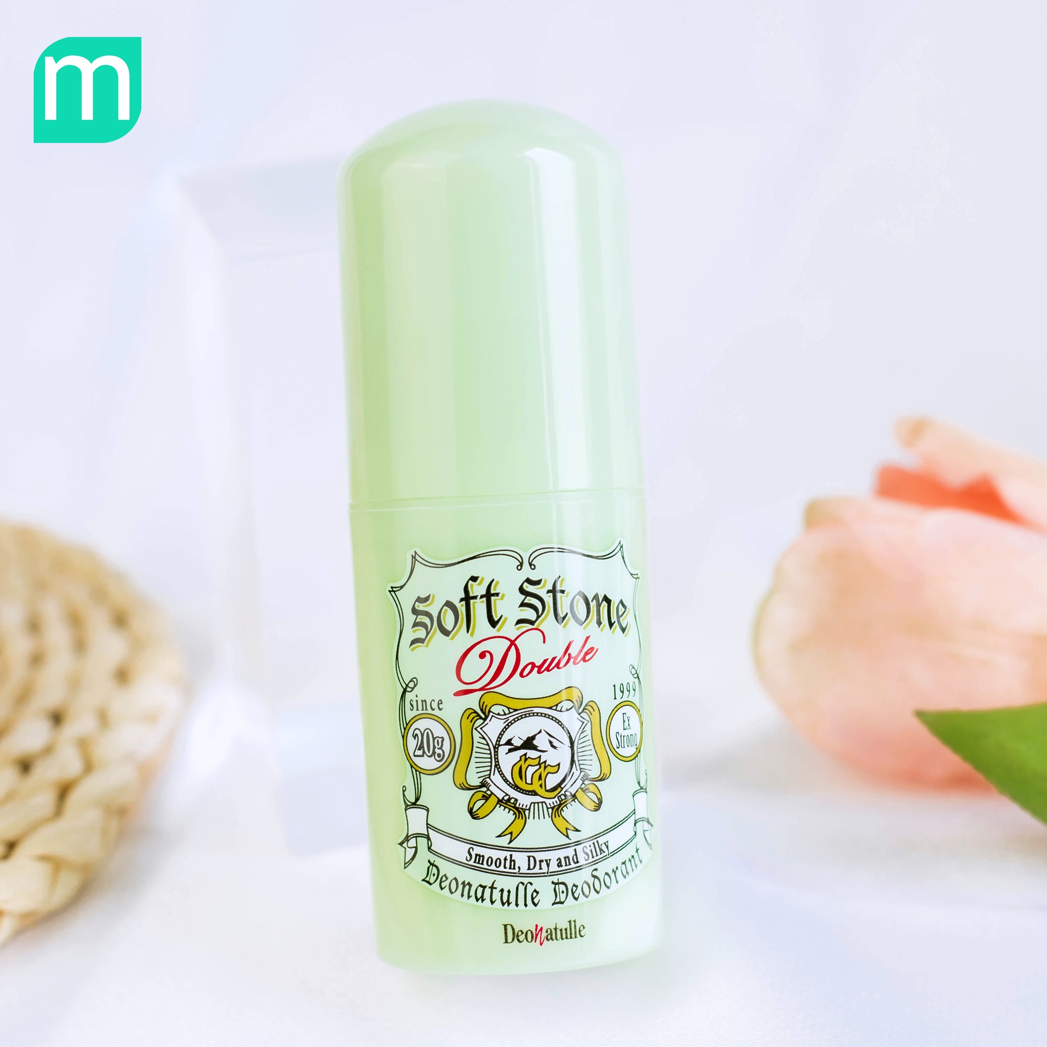 Lăn Khử Mùi Đá Khoáng Soft Stone 20G Lăn Khử Mùi Đá Khoáng Soft Stone 20G - Ảnh 4