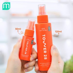Xịt Ngừa Mụn Tower 28 SOS Daily Rescue Facial Spray