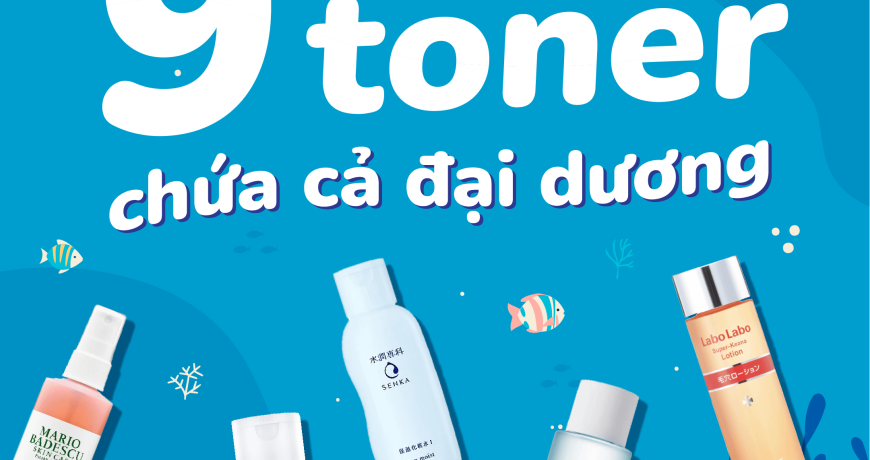 9 Chai Toner Cấp Nước Chứa Cả Đại Dương