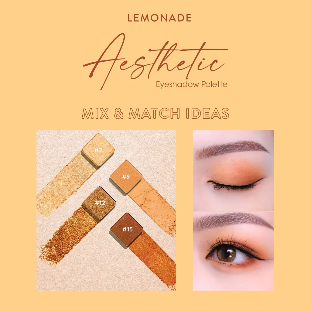 Bảng Mắt Lemonade Asthetic Eyeshadow Palette 16 Ô