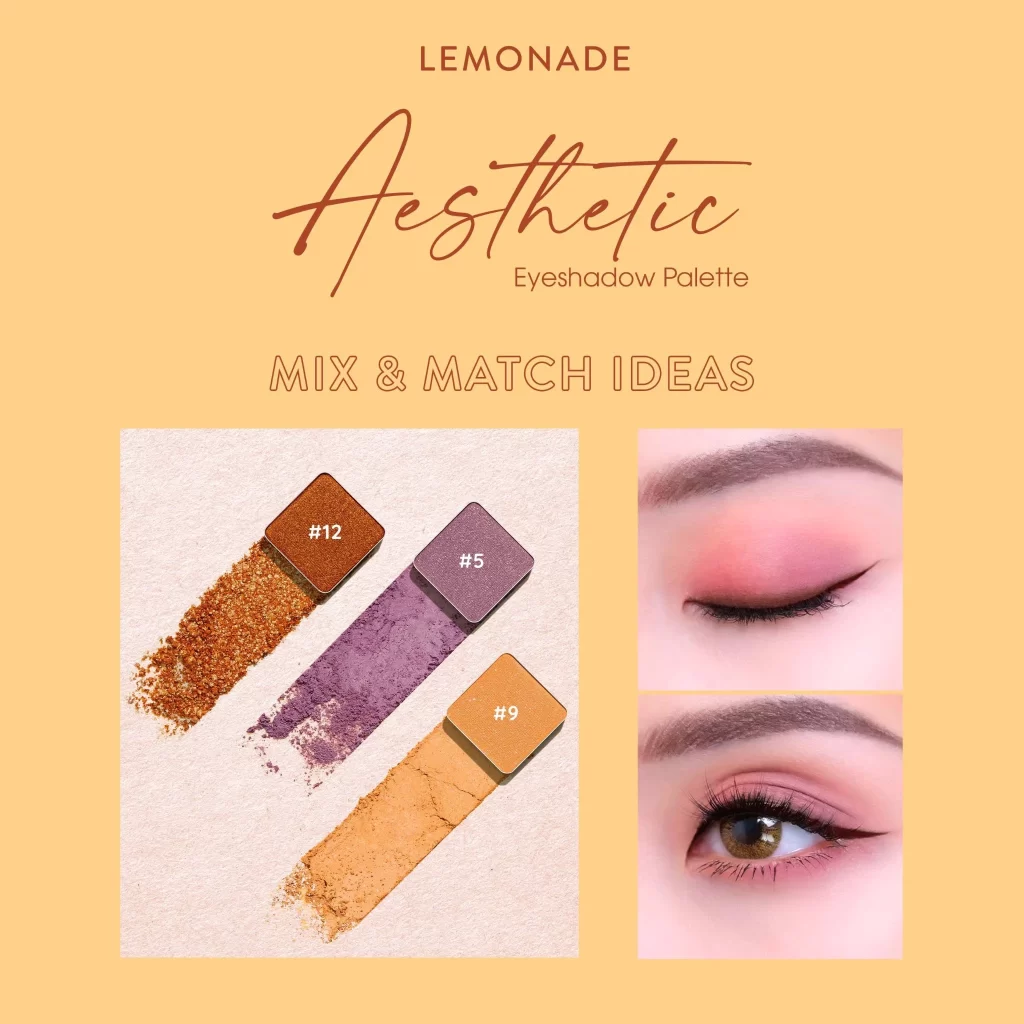 Bảng Mắt Lemonade Asthetic Eyeshadow Palette 16 Ô