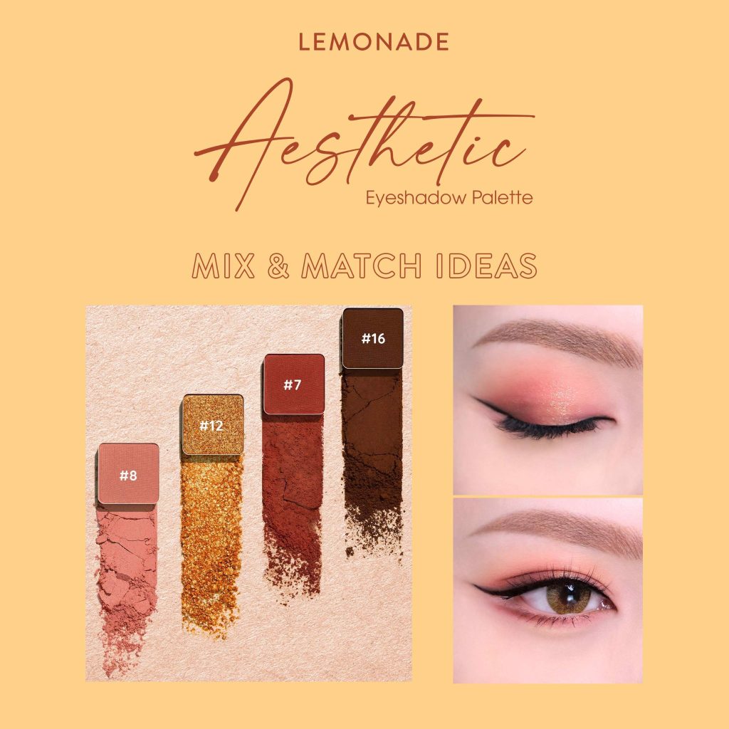 Bảng Mắt Lemonade Asthetic Eyeshadow Palette 16 Ô