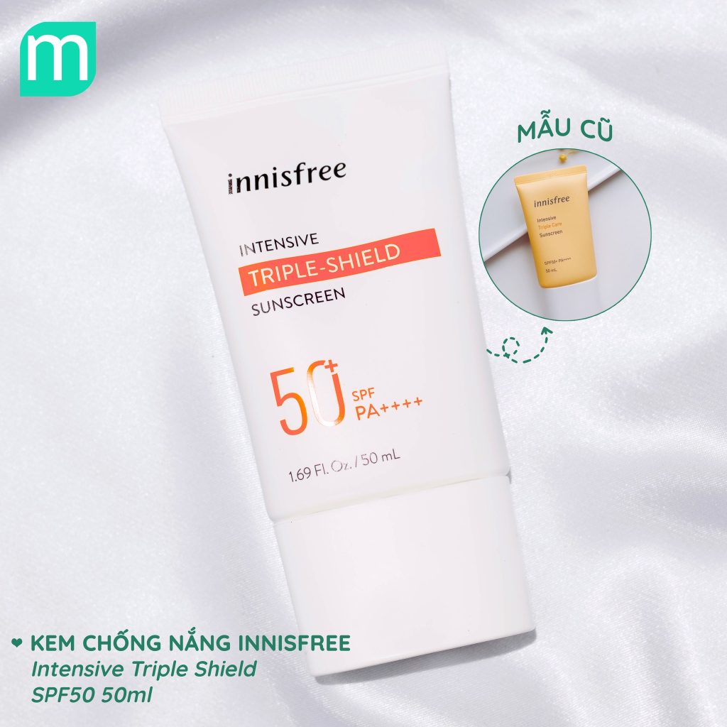 Kem Chống Nắng Innisfree Intensive Triple Shield SPF50